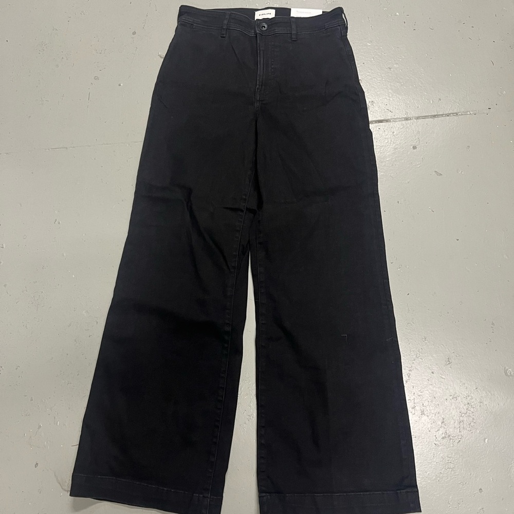 Everlane Black High Key Wide-Leg Jeans